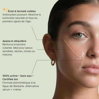 Sérum visage antioxydant bio à la figue de Barbarie - L'Huile Précieuse SOWÉ