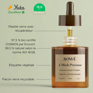 Huile précieuse sérum naturelle visage et cou 