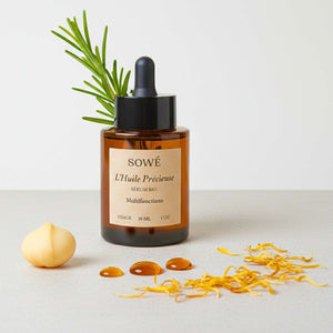 Huile précieuse et naturelle pour le visage