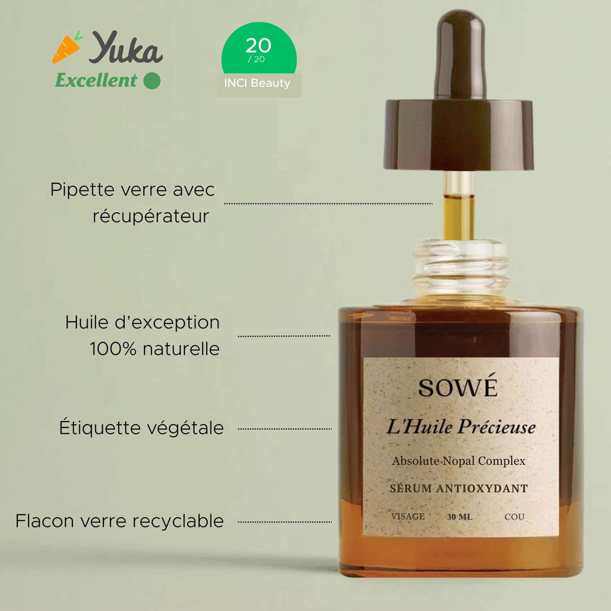 Serum visage anti oxydant naturel