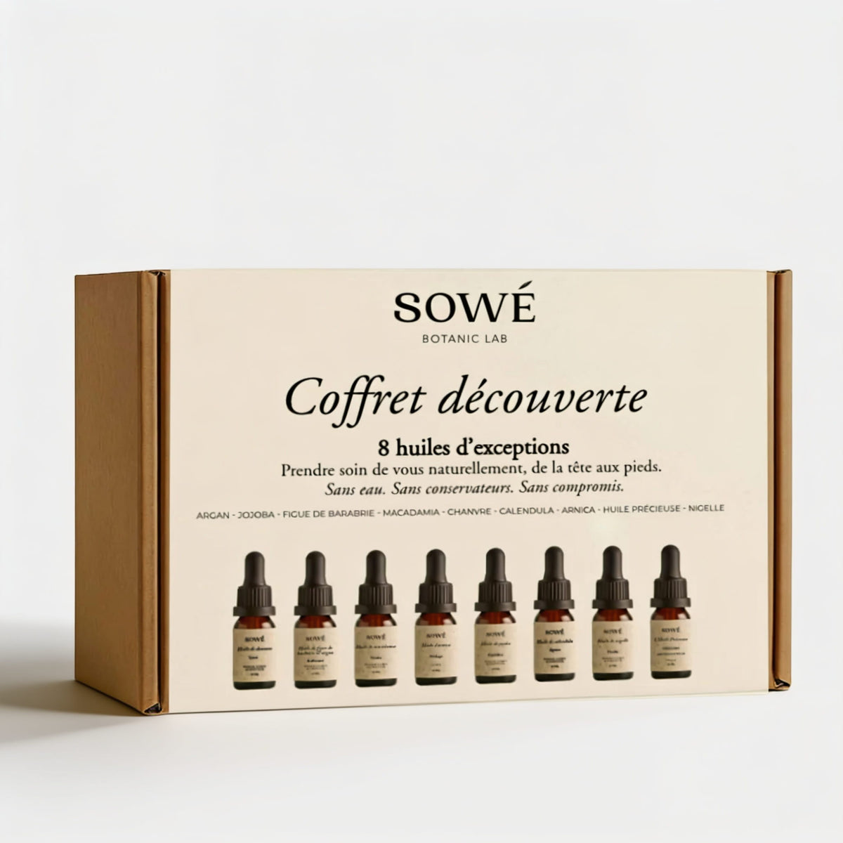 Cffret découverte, huiles végetales, premium, bio 