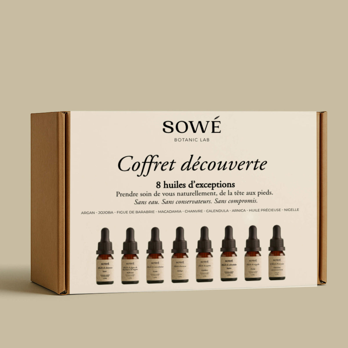 Coffret découverte, huile bio 