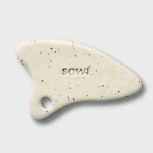 Gua sha, céramique, visage, massage, facial 