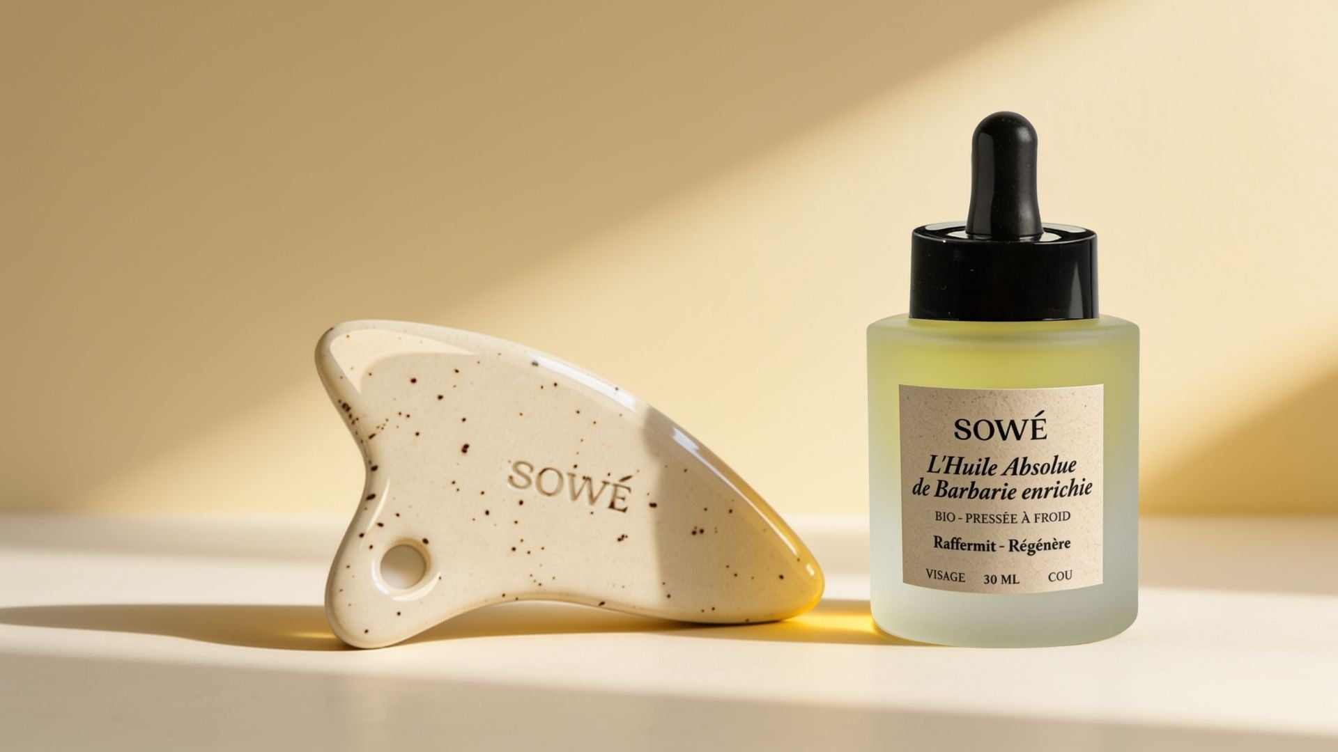 Huile absolue, gua sha offert