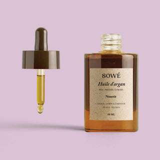 Huile d'argan, nourrit, bio, visage, corps et cheveux 