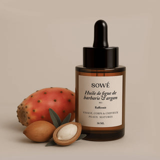Huile de figue de barbarie et argan