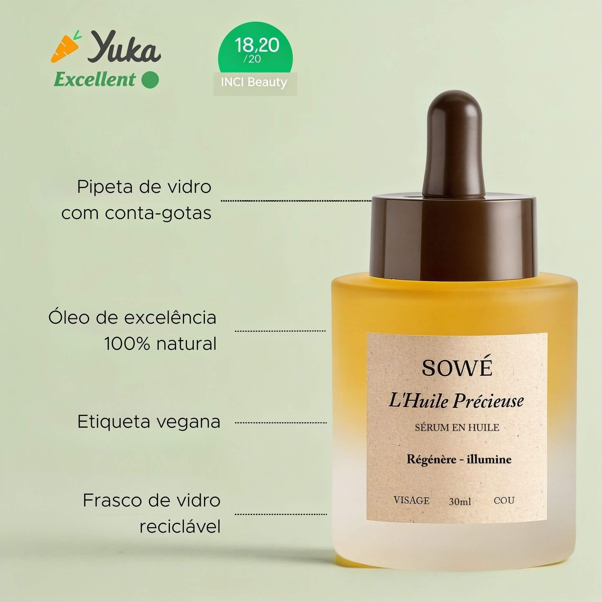 L'Huile précieuse, sérum em óleo, multifunções, regenera e ilumina  Foto