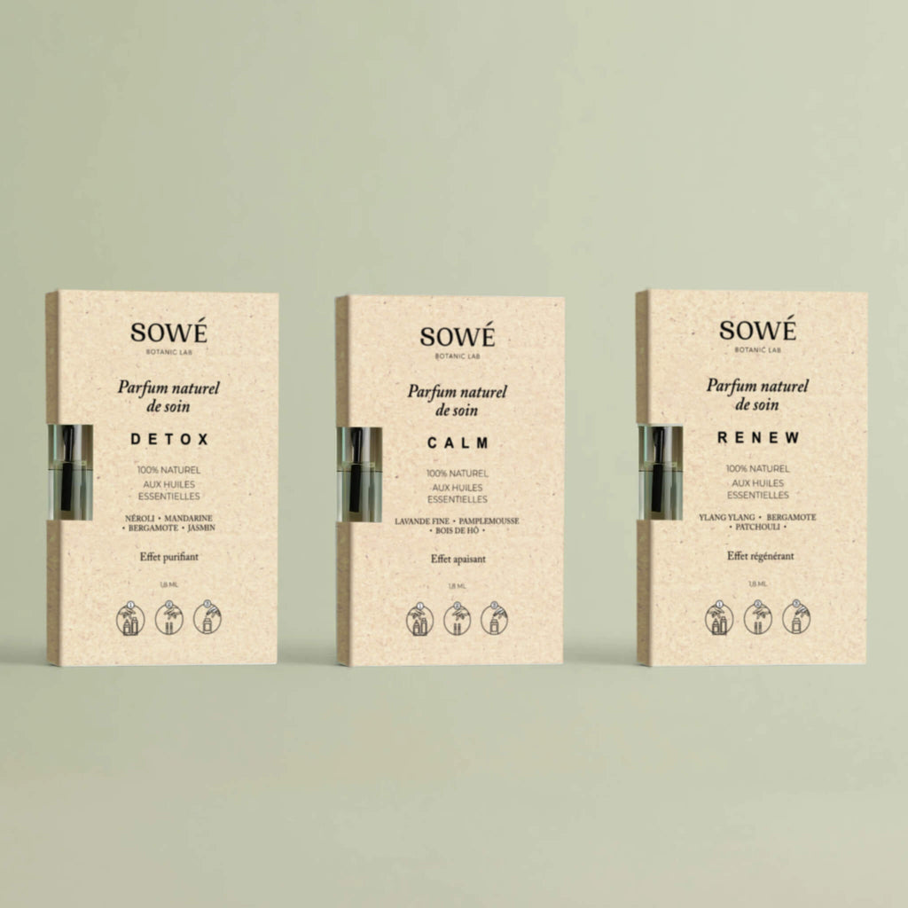 Pack de 3 flacons d'huiles essentielles parfumées